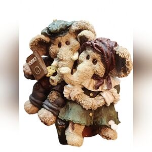 Boyds Bears PACKY AND DERMAH TRUNKSPACE PACKIN LITE Noah Art Figurine 2431
